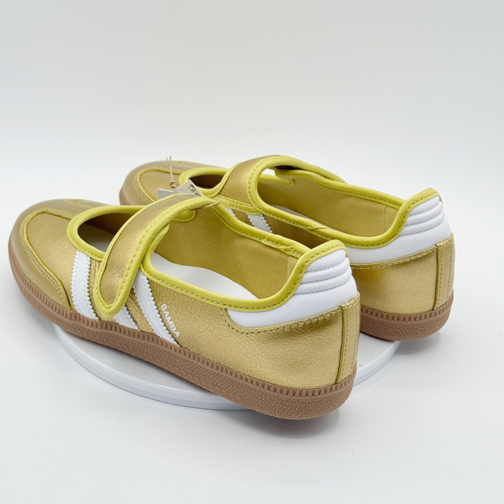 Adidas Samba Jane Womens Size 8 Gold Metallic IH6599, NEW - Picture 5 of 10